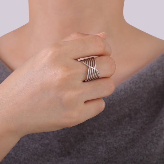 Minimalist Geometric Open Ring
