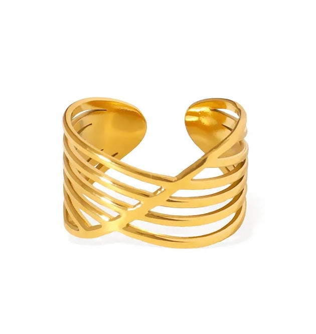 Minimalist Geometric Open Ring