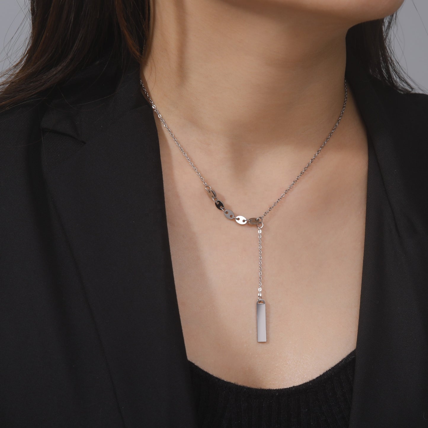 Long Tassel Bullion Necklace