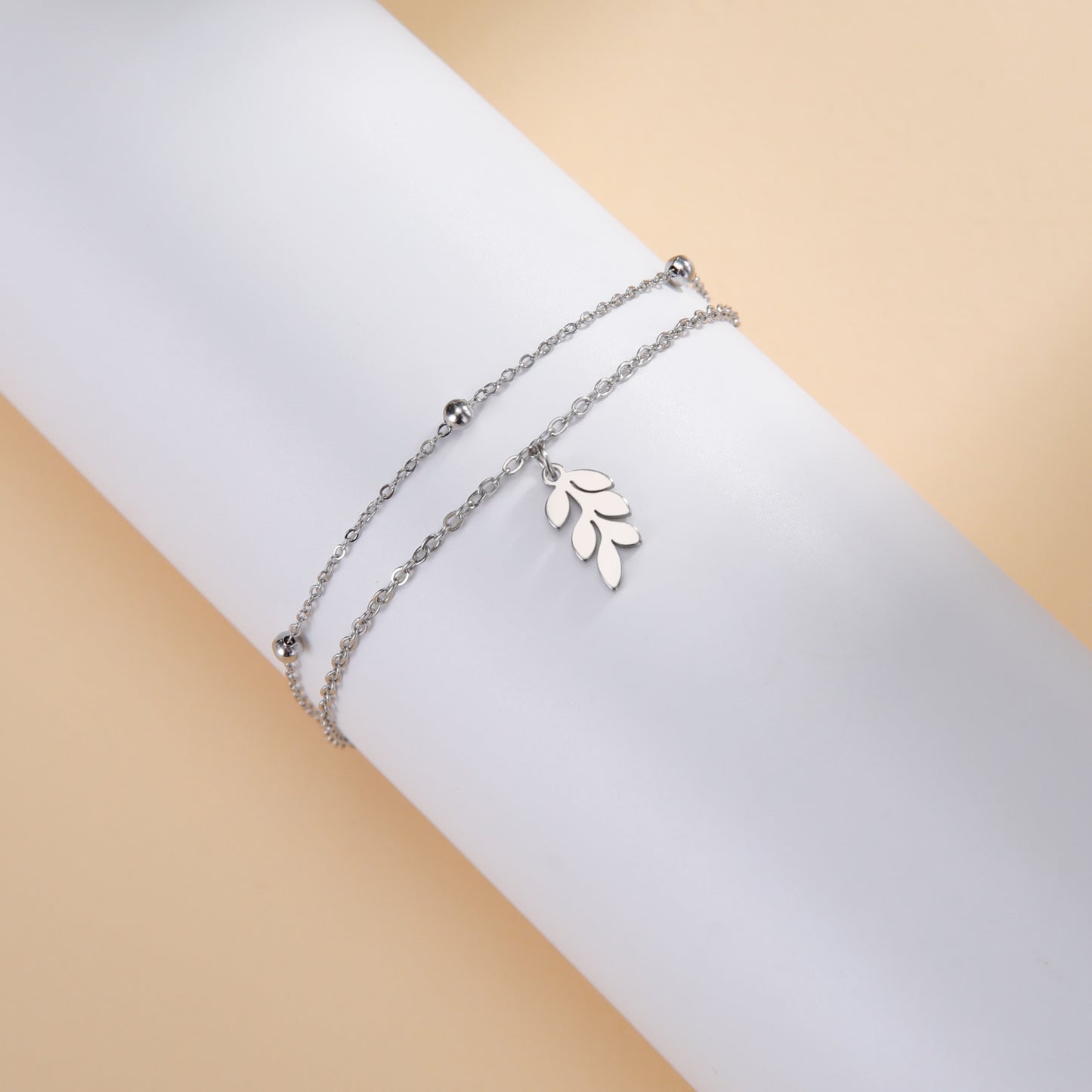 Layered Leaf Bracelet