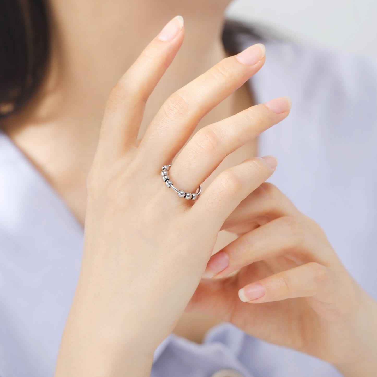 Beaded Anxiety Ring