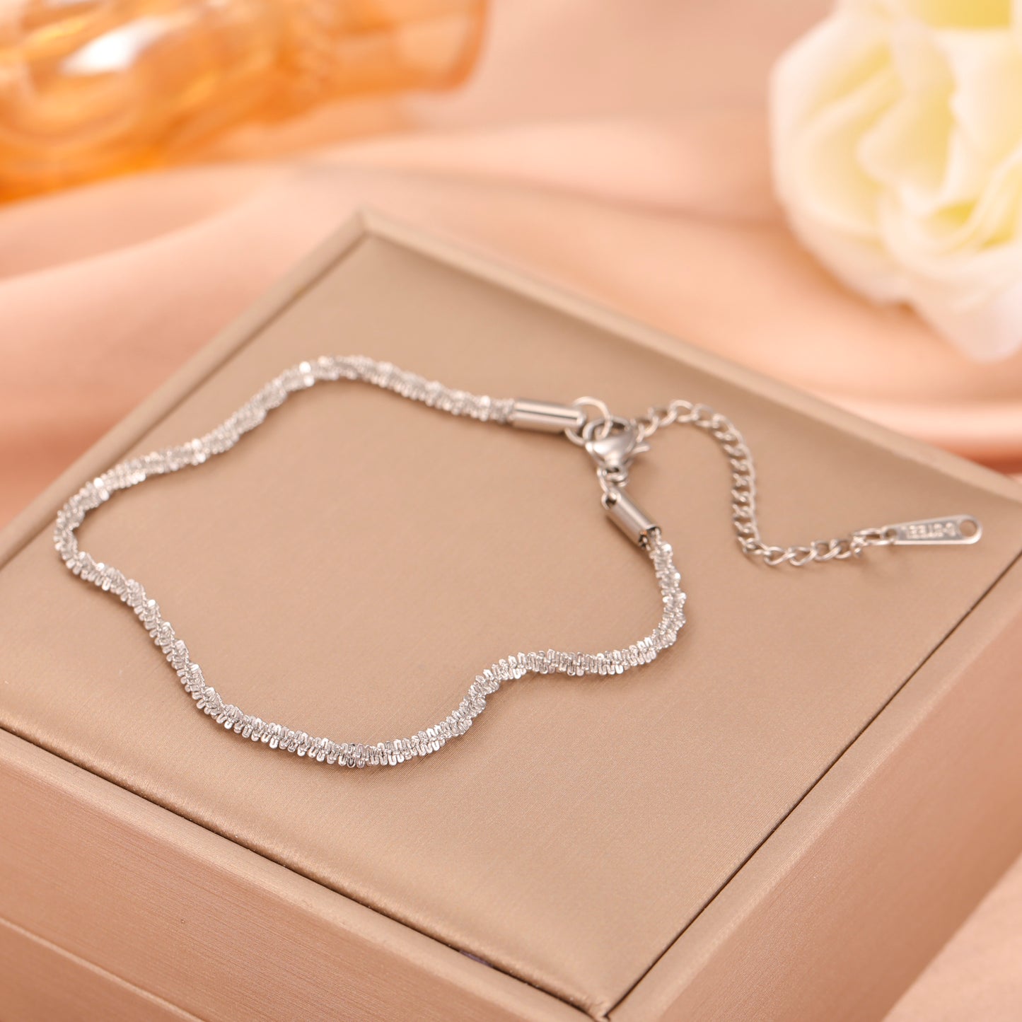 Clavicle Double Link Chain Bracelet