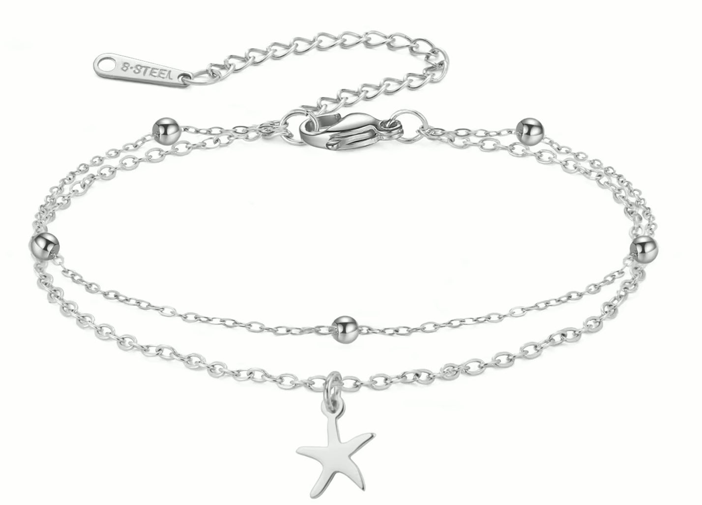 Starfish Layered Bracelet