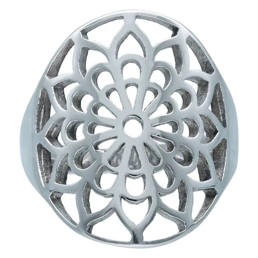 Geometric Chrysanthemum Ring