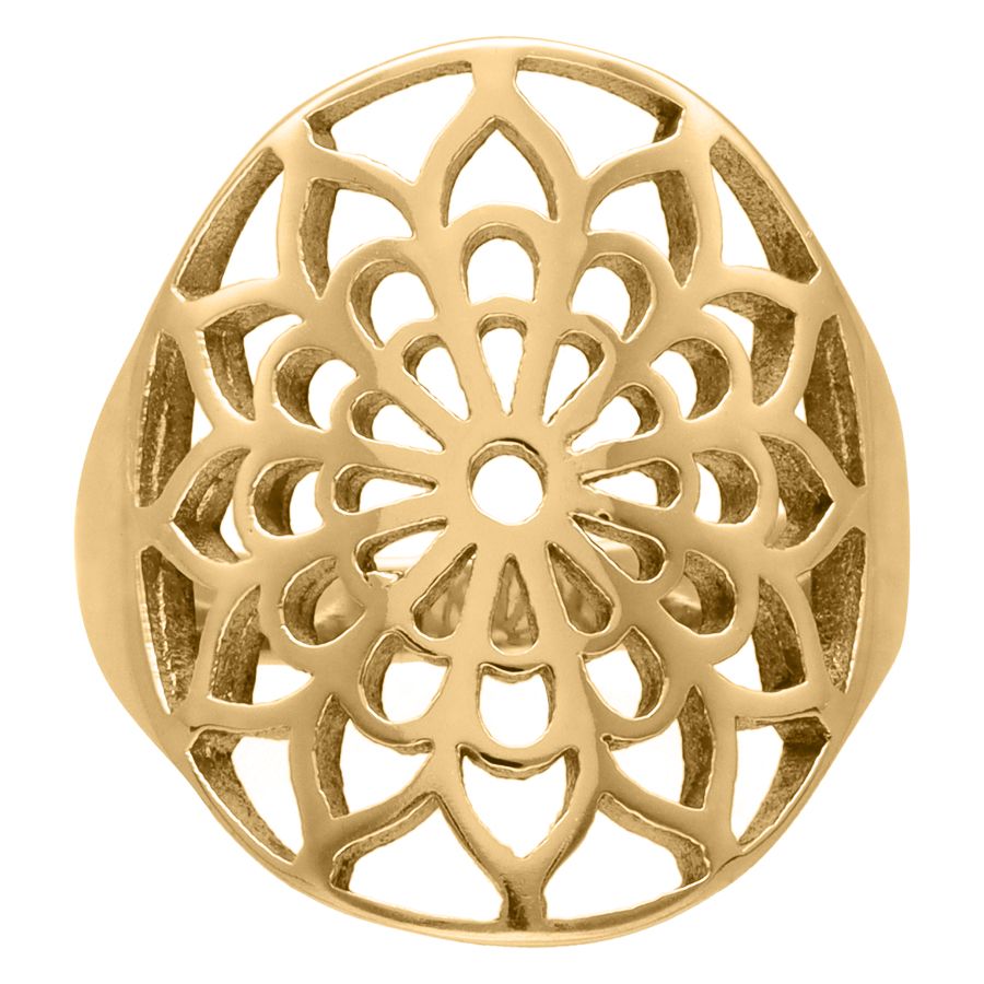 Geometric Chrysanthemum Ring