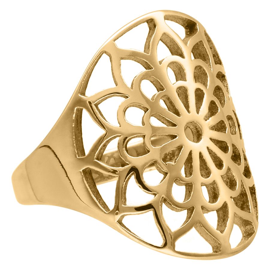 Geometric Chrysanthemum Ring