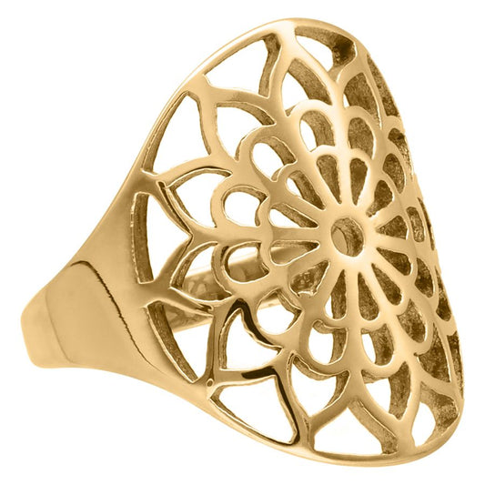 Geometric Chrysanthemum Ring