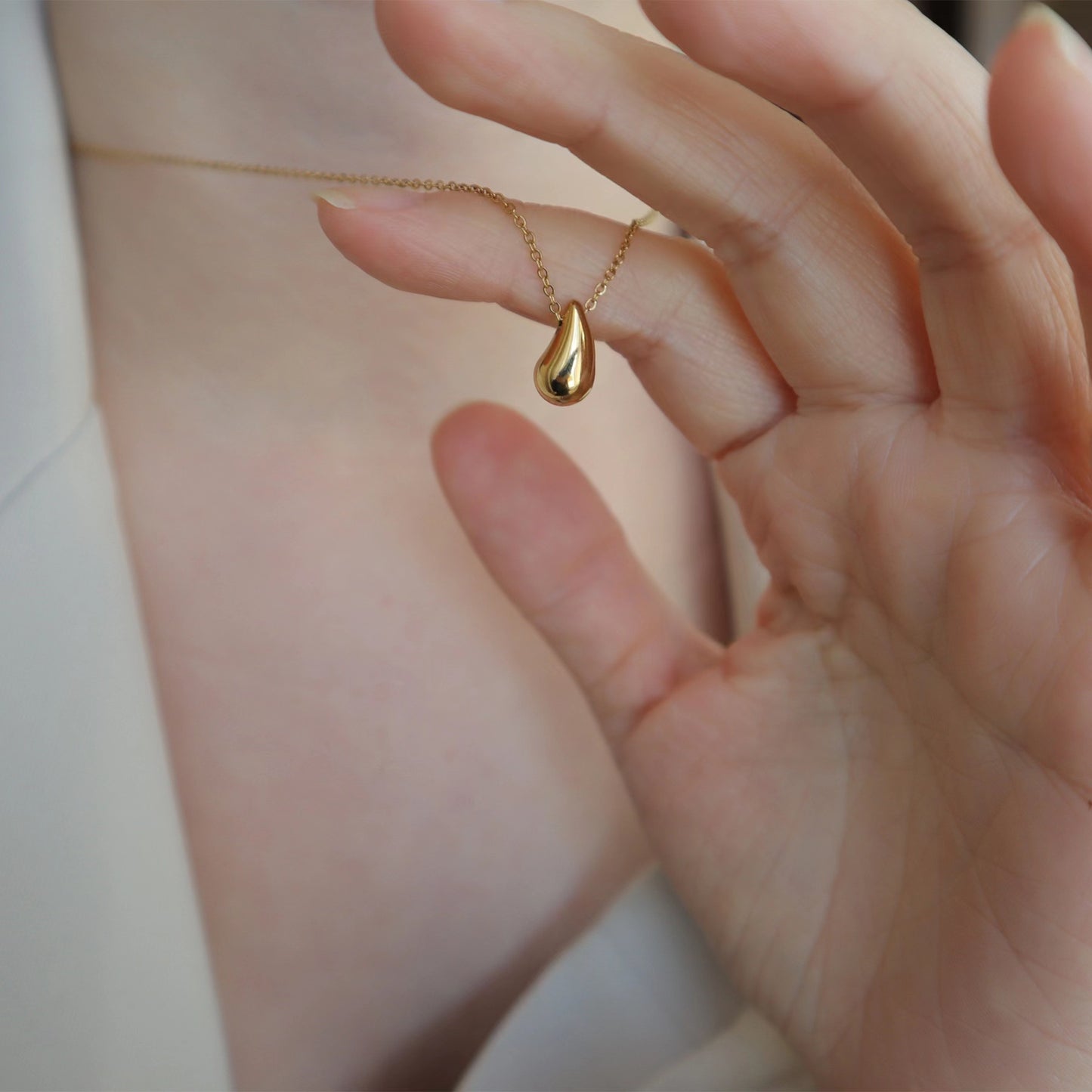 Gem Drop Pendant Necklace - Limited Edition!