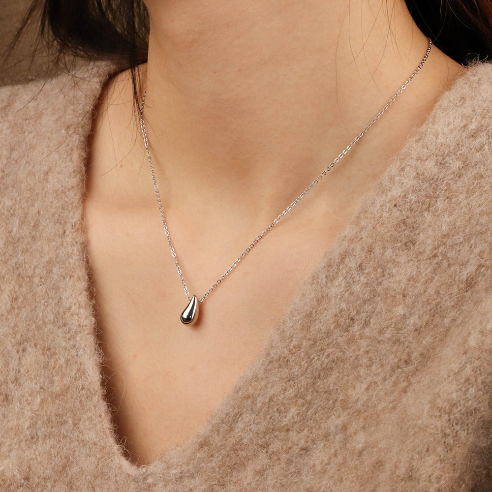 Gem Drop Pendant Necklace - Limited Edition!
