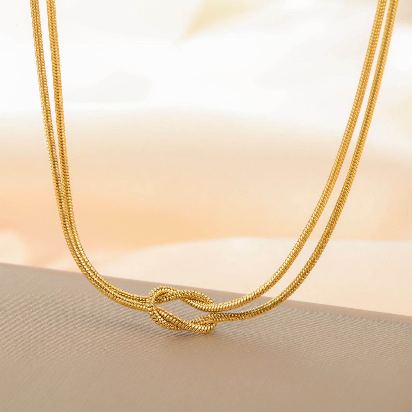 Infinity Love Knot Necklace